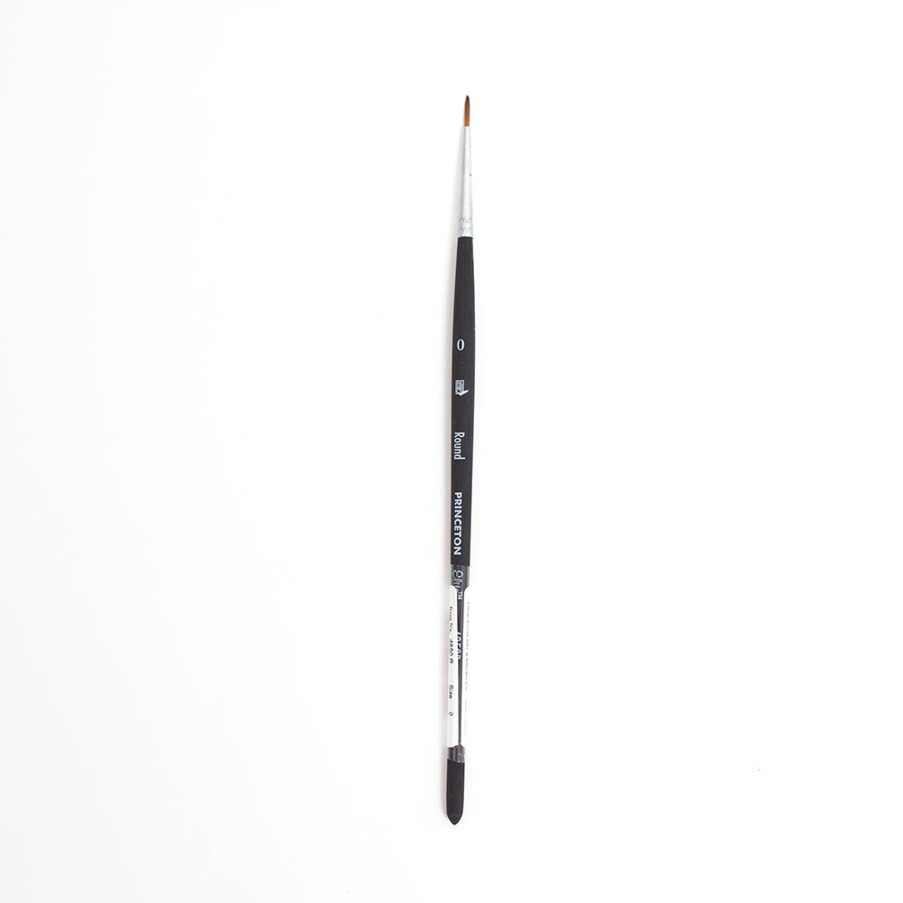 Princeton, Brushes, Art & School, Elite, Synthetic, Kolinsky Sable, Watercolor, 105319, Round, 0